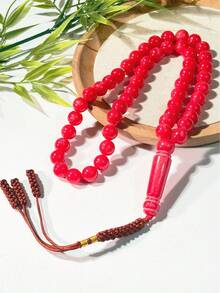 1 chuỗi tràng hạt Tasbih/Misbaha thủ công 51 hạt, chuỗi hạt cầu nguyện Hồi giáo, thời trang và thanh lịch. - Nhiều màu - Xem 3