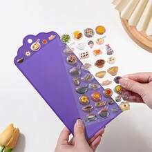 3D Stickers, Japanese Style Stickers, 3D Embossed Stickers, Candy Resin Stickers, Sticker Book, Loose-Leaf Sticker Collection Album, Stickers, DIY Stickers, Children's 3D Stickers, Suitable For Laptops, Notebooks, Gift Packaging, Party Decorations, School Supplies, Back To School - Multicolor - View 4
