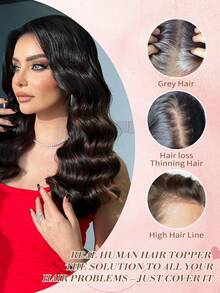 Penutup Rambut Jepit Tak Terlihat dengan Poni, Fiksasi Aman Multi-Jepit, Ringan, Penambah Volume Tanpa Sambungan, Tampilan Alami, Cocok untuk Perjalanan Sehari-hari, Pesta, Pernikahan, dan Acara Lainnya, Aksesori Rambut Dewasa yang Elegan dan Percaya Diri - MultiWarna - View 4