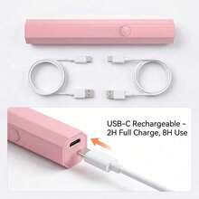Handheld UV Light For Gel Nails, Portable Nail Lamp, Mini Nail Light, Cordless Rechargeable USB Nail Dryer For Fast Curing, - Nail Lamp Pen - View 4