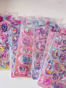 Y2K复古闪光熊兔摇摇贴纸，适用于手机壳装饰 - Color - 查看 15