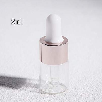 Bộ 10/20 chai nhỏ giọt thủy tinh mini 2ml nắp vàng hồng, dùng đựng tinh dầu, v.v., trang trí nhà cửa phòng khách, phòng ngủ, phòng tắm, đồ dùng du lịch, quà cưới, quà sinh nhật, quà tặng cho nam giới, bố mẹ, bạn bè, quà năm mới, phụ kiện, quà tặng vui nhộn, phụ kiện đựng đồ di động.