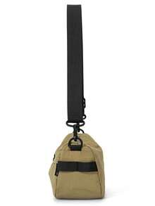 1pc Men's Waterproof Nylon Lightweight Zipper Casual Shoulder Bag, Suitable For Daily Commute - Multicolor - View 12