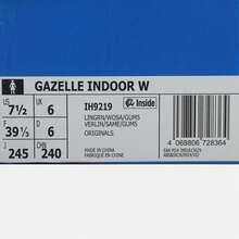 Adidas Originals Giày thể thao thường ngày GAZELLE INDOOR W Unisex, cổ thấp IH9219 - Màu xanh Bạc hà - Xem 6