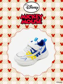 Disney 米奇官方授权合作款 | 一双迪士尼儿童运动鞋，适合日常、节日、运动和户外活动穿着。穿着舒适贴合，防滑、耐磨、透气。（男童运动鞋、男童板鞋、儿童运动鞋、女童运动鞋、女童板鞋） - 白色 - 查看 2