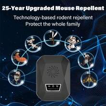 USB Powered Ultrasonic Rodent Repellent, A Multifunctional Rodent Repellent Suitable For Warehouses, Offices, And Homes, Effectively Repelling Rodents Including Mice, Bats, Mosquitoes, Cockroaches, And More - Q02 - View 1