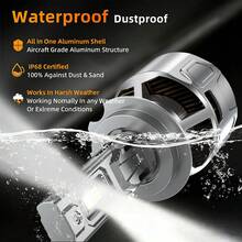 HYNBYZJ Bộ 2 đèn pha ô tô H4 H7 H11 LED không báo lỗi H9 9005 HB3 9006 HB4 độ sáng cao chip CSP 9980 dạng quạt tuabin đèn sương mù 12V - A - Xem 9