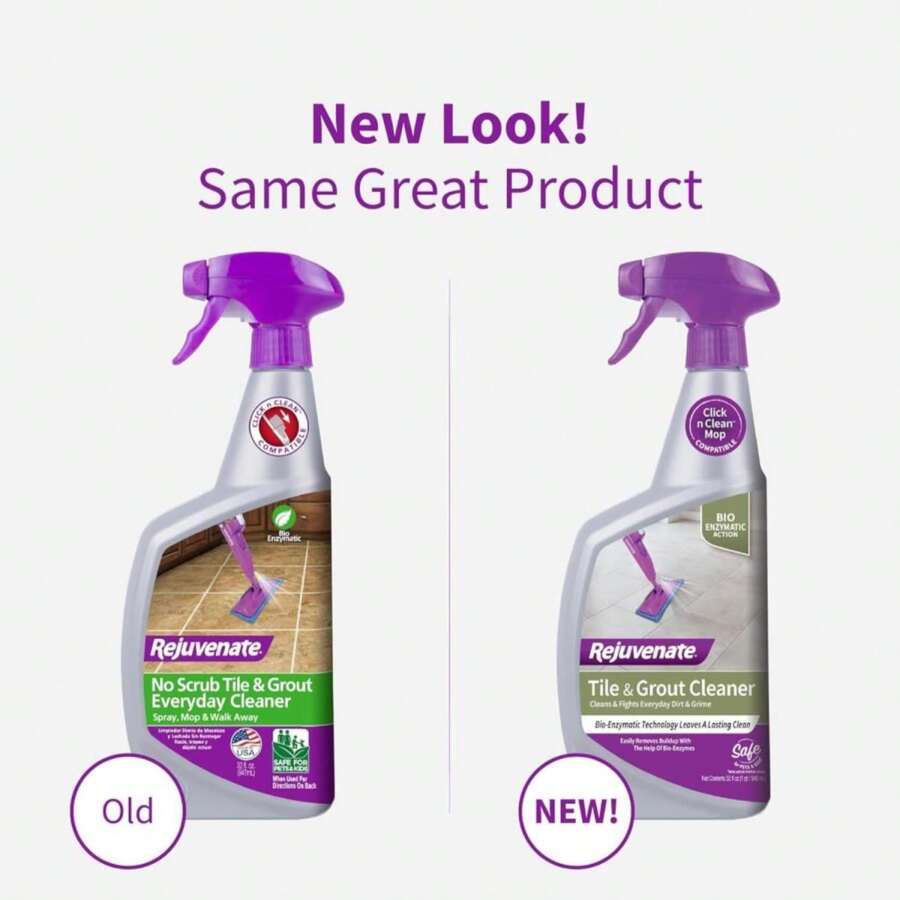 Rejuvenate Bio-Enzymatic Scrub Free Tile And Grout Cleaner Lightens And Brightens Every Time (32oz) - ColorA - View 1