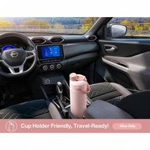Insulated Water Bottle With 2-In-1 Straw And Spout Lid, Keep Cold 24H, Leak-Proof, Double Wall Stainless Steel Water Bottle For Sports, Gym, Travel, And School (Cotton Candy) - 棉花糖 - 查看 4