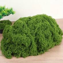 Musgo artificial realista - Verdor natural para centros de mesa de boda, terrarios, jardines de hadas y manualidades DIY - Sin mantenimiento, ligero y duradero - musgo - Ver 3