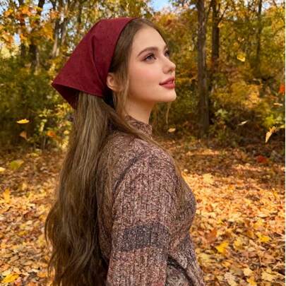 1pc Polka Dot Triangular Headband, Minimalist Fashion Hair Accessory, Unisex Triangle Scarf Summer Beach Hair Band Vacay Women Bandanas