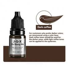 6-Color Permanent Makeup Pigment, Suitable For Eyebrows, Eyeliner, Lips And Other Areas, Micro-Needle Tattoo Supplies, Suitable For Eyebrow Tattoo Machine, Professional Beauty Makeup Pigment Set - Multicolor - View 12
