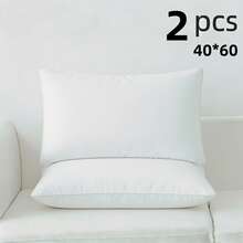 4件套豪华枕头套装，柔软支撑大枕头，蓬松填充替代枕头，适合侧睡者（白色），适合家庭床上用品，可作为仰睡、俯睡或侧睡的羽绒替代品，也适用于豪华酒店和民宿。 - 珍珠白 - 查看 15