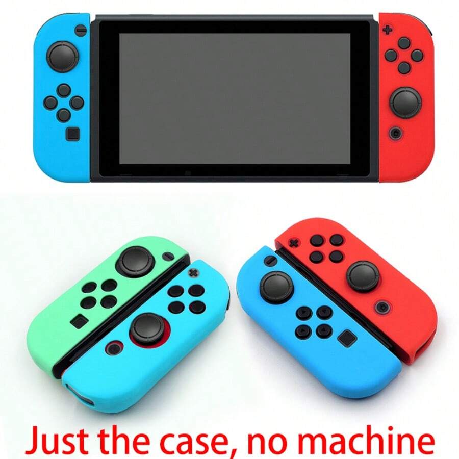 1个Switch摇杆帽，硅胶材质，游戏手柄帽，按键保护帽，防汗，防污，可水洗 - 多色 - 查看 1