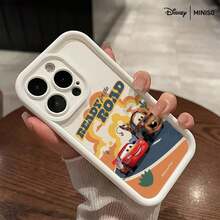 1 Peça Capa de Telefone com Design de Relâmpago McQueen e Mater do Deserto da Disney Pixar Cars, Pronto para a Estrada, Adequado para iPhone 17/17 Pro/17 Pro Max/17 Air/16/15/14/13/12/11/X Series, Capa iPhone 17 Pro Max, Capa iPhone 17 Pro, Capa iPhone 17, Lembrancinhas para a Namorada - Rosa chiclete - Visão 2
