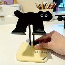 Soporte para tableta con diseño de gato de dibujos animados, soporte de escritorio universal ajustable y plegable para tableta con diseño lindo y giratorio - Ver 11