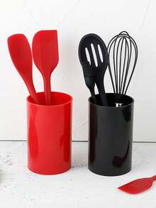 1pc Multi-Function Knife Holder Rack, Can Store Knives, Scissors, Chopsticks, Spoons And Other Kitchen Utensils, Suitable For Home Decor In Spring, Summer, Autumn And Winter, Great Gift For Mother's Day And Father's Day - Multicolor - View 4