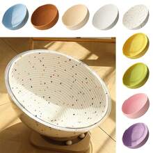 Tấm lót tổ tròn có thể tháo rời, làm bằng dây cotton, khung leo trèo, Spacecrt, đặc biệt ấm áp, chống mài mòn, dễ vệ sinh. - Nhiều màu - Xem 1