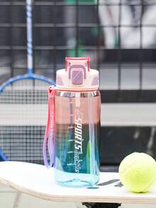 1件 950ml/30oz 或 700ml/24oz 漸層吸管水壺，大容量刻度運動水壺，附編織提把，返校季 - 彩色 - 查看 18