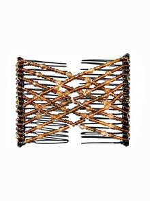 MH 1 buc pieptene magic pentru păr, pieptene dublu elastic, agrafe de păr cu mărgele elastice pentru femei și fete, coafură vintage, accesorii multifuncționale pentru păr, extensie de coc, agrafe de coafat, vară, vacanță, călătorie, festival, petrecere - Multicolor - Vizualizare 9
