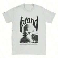 Fashion-Franks Rapper Ocean Women's T-Shirt, New Design, Short-Sleeved Top, Round Neck, Printed, Matching Sweater, PSSF - White - View 5