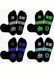 6双装男女通用扎染图案中筒袜 - 罗纹袜口设计，采用柔软透气面料，舒适耐穿。这款复古时尚袜子适合日常穿着、休闲装扮和季节性搭配。 - 彩色 - 查看 2