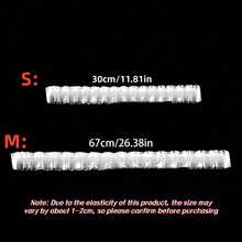 10/50/100pcs Reusable Stretch Silicone Food Covers, Silicone Wrap, Alternative To Kitchen Bowl & Plate Sealing Covers - Clear - View 8