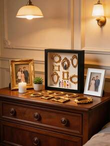 1 Set DIY Mini Museum Shadow Box - Celebrate Your Precious Memories In A Unique Way Through A Customizable Shadow Box Frame Kit, Including Photo Display And Miniature Figurines, Personalized And Distinctive Decorative Keepsake. - Multicolor - View 9