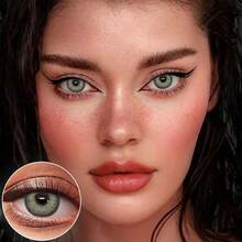 12 Pairs Of Colorful Contact Lens Cases, Offering A Variety Of Color Options. Comes With Contact Lens Cases And Wearing Tools, Suitable For Year-Round Use, And Can Be Used For Eye Makeup, Cosplay, Festive Event Dressing, Halloween Costumes, Cosplay, And More. - YF06 - Xem 3