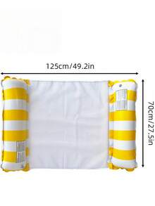1 chiếc ghế phao vuông bơm hơi gấp gọn bằng PVC, thích hợp cho các hoạt động thể thao dưới nước. Kèm theo bơm hơi. Thích hợp cho các hoạt động dưới nước ngoài trời, ván bơi nổi, kéo phao trôi nổi. - Nhiều màu - Xem 10