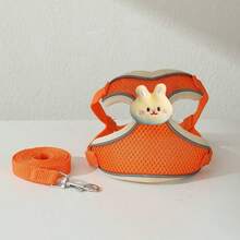 Dây dắt chó kiểu áo vest dành cho chó nhỏ, chó Teddy, Pomeranian, chó con, bộ dây đeo và dây dắt cho chó cưng. - Nhiều màu - Xem 11
