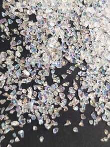 20-50g Colorful AB Transparent Colored Decorative Glass Crushed Stones, Asymmetrical Shape DIY Decoration Materials - Multicolor - View 10