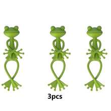 Multi-Piece Frog-Shaped Plant Support Rack, Suitable For Potted Plant Shaping, Support And Assist Plant Growth, Also Can Be Used For Decorating Rock Garden, Wall Hanging Or As Binding Tool, Cute Design To Add Color To Your Garden - Green - View 18