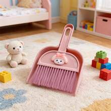 SANRIO 1 pieza Juego de limpieza de escritorio mini lindo y de dibujos animados - Juego de escoba y recogedor pequeño para mesa, teclado, pelo de mascota, uso en el hogar y la oficina - Multicolor - Ver 10