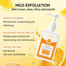 Gel tẩy tế bào chết hương cam, Gel dưỡng ẩm làm sạch sâu da mặt và toàn thân, Gel tẩy tế bào chết dưỡng ẩm làm sạch da mặt, Gel tẩy tế bào chết từ cam tự nhiên, 100g/3.53oz - quả cam - Xem 5