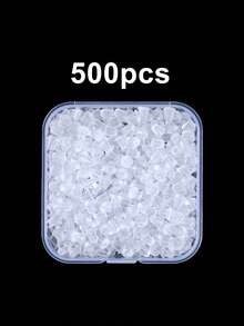 100/200/500个装耳钉后塞，柔软透明安全耳钉后塞，耳钉耳钩/耳环专用垫片/止动器/离合器塞替换件，无刺激性柔软透明耳钉后塞 - Earring Backs - 查看 12