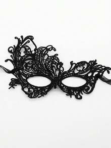 性感万圣节蕾丝渐变化妆舞会面具，适合化装舞会派对 - 查看 13