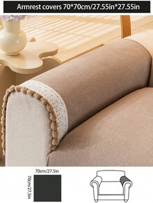 1 Stück bequerer Chenille Sofakissenbezug, ganzjährig moderner minimalistischer rutschfester Sofasitzschutz, staubdicht und waschbar Sofabezug, modisch weich und farbbeständig, tierfreundlich, geeignet für Schlafzimmer, Büro, Wohnzimmer Kombinationsmöbel, L-förmiges Sofa und 1/2/3/4-Sitzer Sofa - Kaffeebraun - Übersicht 17