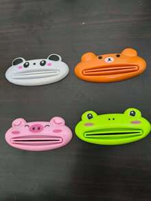 卡通塑料牙膏挤压器,卡通手动牙膏挤压器,多功能唇形牙膏挤压器,亲吻式牙膏挤压器 - 彩色 - 查看 7