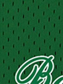 Atonmore Calção de basquete masculino, nº 0, verde vintage, com bordado em tela, bolso com zíper, estilo casual esportivo. - Verde - Ver 6