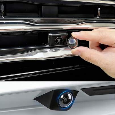 Ốp bảo vệ ống kính camera lùi toàn cảnh 360 độ cho ô tô, chống bụi, chống trầy xước, chống va chạm, độ phân giải cao, đa năng, dùng cho phụ kiện ngoại thất xe SUV.
