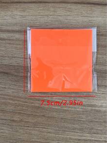 100pcs Transparent Posted It Sticky Notebook, Notepad, Diary, Student Stationery, Office Supplies, Back-To-School Essentials - Transparent - View 17