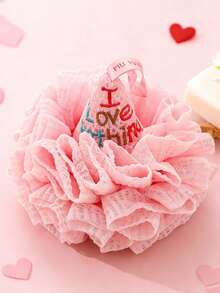 Bông tắm hình kem dễ thương, bông tắm cỡ lớn không rụng lông, dùng được cả nam và nữ, 2 trong 1. - Nhiều màu - Xem 3