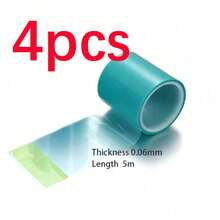 4pcs Seamless Tape, Suitable For DIY Hollow Open Metal Frame Tray Setting, UV Epoxy Resin Mold Jewelry Making - Multicolor - View 6