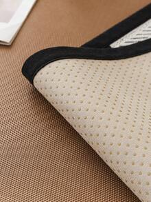 1pc Jacquard Chilled Silk-Feel Sofa Cushion Cover, Fresh Minimalist Sofa Slipcover, Summer, Breathable Anti-Slip Anti-Dust Sofa Protector, Protects Sofa, No Pilling, No Fading, Durable, Pet-Friendly, Stain-Resistant, Sofa Makeover, Sofa Decor, Enhances Ambiance, 1-4 Seater, L-Shaped Sofa - Coffee Brown - View 9