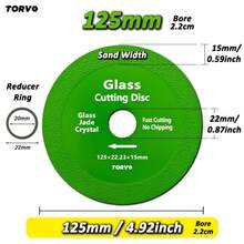 3pcs 100mm/115mm/125mm Diamond Saw Blades, Suitable For Angle Grinder, Can Smoothly Cut Glass, Jade, Crystal And Ceramic, Precise Cutting With No Burrs - Diamond Glass Cutting Disc - View 10