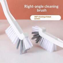 1/2/5/10支装 24厘米多用途PP清洁刷，适用于厨房和浴室 [下单前请仔细核对产品尺寸] - 白色 - 查看 3