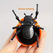 1pc Creative Mischievous Wind-Up Crawling Insect Model (Ladybug/Bee/Jewel Beetle), No Electricity Needed, Suitable For Outdoor Decor, Realistic Insect Model Toy - Multicolor - View 9