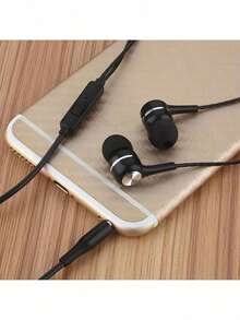 4/8 piezas Auriculares con cable de 3.5 mm y micrófono, auriculares intraurales a prueba de ruido, graves potentes, alta calidad de sonido, compatibles con smartphones, iPads, MP3 y talla grande dispositivos - Multicolor - Ver 10