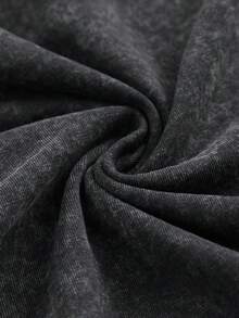 Men's Y2K Graphic Tees, Mens Clothes Summer Tops, Men Shirts, Men's Clothing, Vintage Washed Cotton 250 Years Of America 1776-2026 Patriotic Floral T-Shirt, Loose Fit For Women - 黑色 - 查看 4